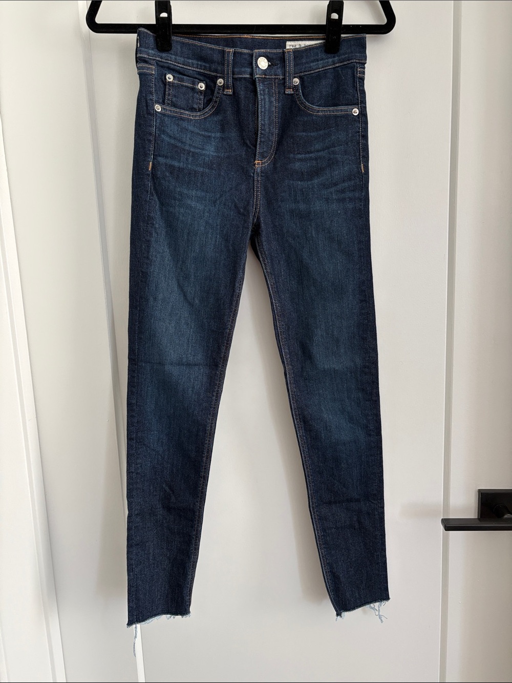 rag & bone Dark Blue Skinny Jeans